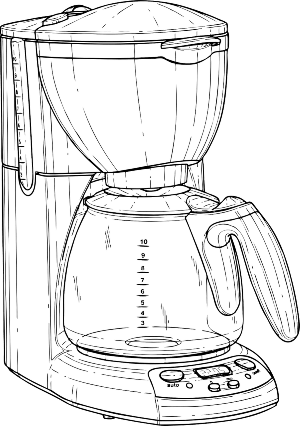 Festudlejning af stor hurtig kaffemaskine på 1,8 liter som brygger kaffen på 6 minutter inklusiv 10 ubrugte kaffefilter. Har i behov kan ekstra filter tilkøbes